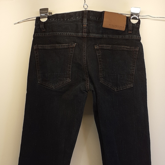 Aeropostale Slim Straight 27/28 Stretch Blue Jeans - Picture 10 of 16